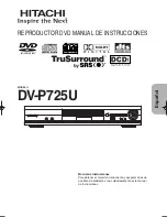 Предварительный просмотр 69 страницы Hitachi DV-P725U Instruction Manual