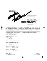 Preview for 20 page of Hitachi DV-P733U Instruction Manual