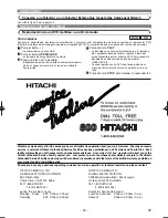 Preview for 20 page of Hitachi DV-P745U Instruction Manual