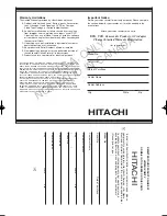 Preview for 41 page of Hitachi DV-P755U Instruction Manual