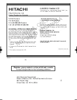 Preview for 42 page of Hitachi DV-P755U Instruction Manual