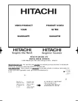 Preview for 44 page of Hitachi DV-P755U Instruction Manual