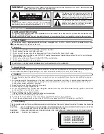 Preview for 2 page of Hitachi DV-PF4E Instruction Manual