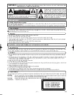 Предварительный просмотр 2 страницы Hitachi DV-PF4E Instruction Manual