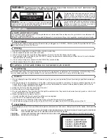 Preview for 2 page of Hitachi DV-PF6E Instruction Manual