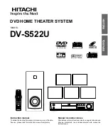 Preview for 1 page of Hitachi DV-S522U Instruction Manual