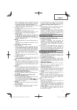 Preview for 13 page of Hitachi DV14DBEL Handling Instructions Manual
