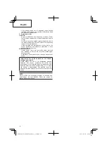 Preview for 14 page of Hitachi DV14DBEL Handling Instructions Manual