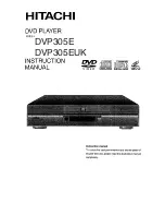 Hitachi DVP305E Instruction Manual preview