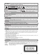 Preview for 2 page of Hitachi DVP335E Instruction Manual