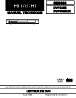 Hitachi DVP335E Service Manual preview