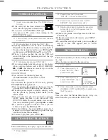 Preview for 21 page of Hitachi DVPF3E Instruction Manual