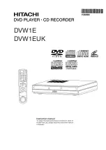 Hitachi DVW1E Instruction Manual preview