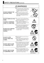 Preview for 6 page of Hitachi DVW1E Instruction Manual