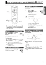 Preview for 41 page of Hitachi DVW1E Instruction Manual