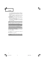 Preview for 20 page of Hitachi DW 15Y Handling Instructions Manual