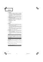 Preview for 26 page of Hitachi DW 15Y Handling Instructions Manual