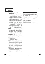 Preview for 50 page of Hitachi DW 15Y Handling Instructions Manual