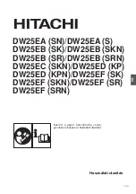 Предварительный просмотр 58 страницы Hitachi DW Owner'S Manual