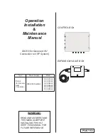 Hitachi DXF-015A1 Operation Installation Maintenance Manual preview