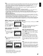 Preview for 47 page of Hitachi DZ-BX31A Instruction Manual