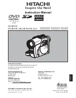 Hitachi DZ-BX31E Instruction Manual preview