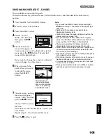 Предварительный просмотр 105 страницы Hitachi DZ-BX31E Instruction Manual