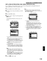 Предварительный просмотр 113 страницы Hitachi DZ-BX31E Instruction Manual