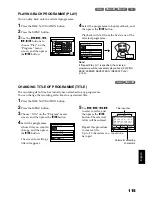 Предварительный просмотр 115 страницы Hitachi DZ-BX31E Instruction Manual