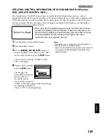 Предварительный просмотр 127 страницы Hitachi DZ-BX31E Instruction Manual