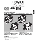 Hitachi DZ-BX35A - Camcorder Instruction Manual предпросмотр