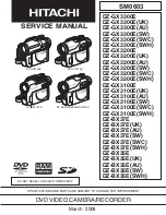 Hitachi DZ-BX35E Service Manual preview