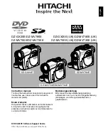 Hitachi DZ-GX20E Instruction Manual preview