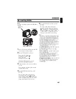 Предварительный просмотр 41 страницы Hitachi DZ-GX5060SW Instruction Manual