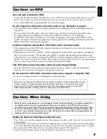 Preview for 5 page of Hitachi DZ-HS300A Instruction Manual