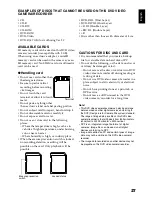 Preview for 27 page of Hitachi DZ-HS300A Instruction Manual