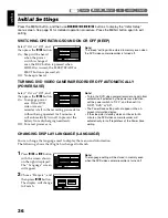 Preview for 36 page of Hitachi DZ-HS300A Instruction Manual