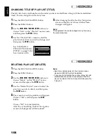 Preview for 104 page of Hitachi DZ-HS300A Instruction Manual