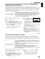 Preview for 107 page of Hitachi DZ-HS300A Instruction Manual