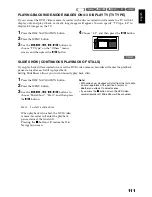 Preview for 111 page of Hitachi DZ-HS300A Instruction Manual