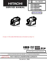 Preview for 1 page of Hitachi DZ-HS300A Service Manual