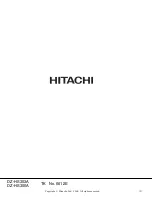 Preview for 181 page of Hitachi DZ-HS300A Service Manual