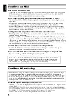 Preview for 6 page of Hitachi DZ-HS300E Instruction Manual