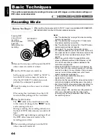 Preview for 44 page of Hitachi DZ-HS300E Instruction Manual