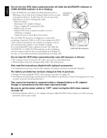 Preview for 8 page of Hitachi DZ-HS303A Instruction Manual