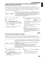 Preview for 107 page of Hitachi DZ-HS303A Instruction Manual