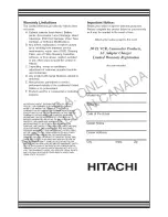 Preview for 162 page of Hitachi DZ-HS303A Instruction Manual