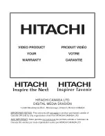 Preview for 167 page of Hitachi DZ-HS303A Instruction Manual