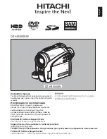 Preview for 1 page of Hitachi DZ-HS500SW Instruction Manual