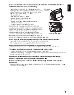 Preview for 7 page of Hitachi DZ-HS500SW Instruction Manual